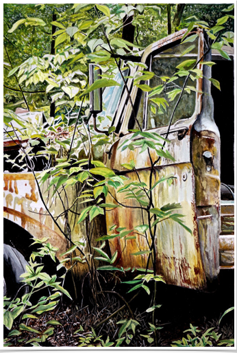 Custom Cab (2017)
18 x 27 cm
watercolour & gouache on paper
(Sold)